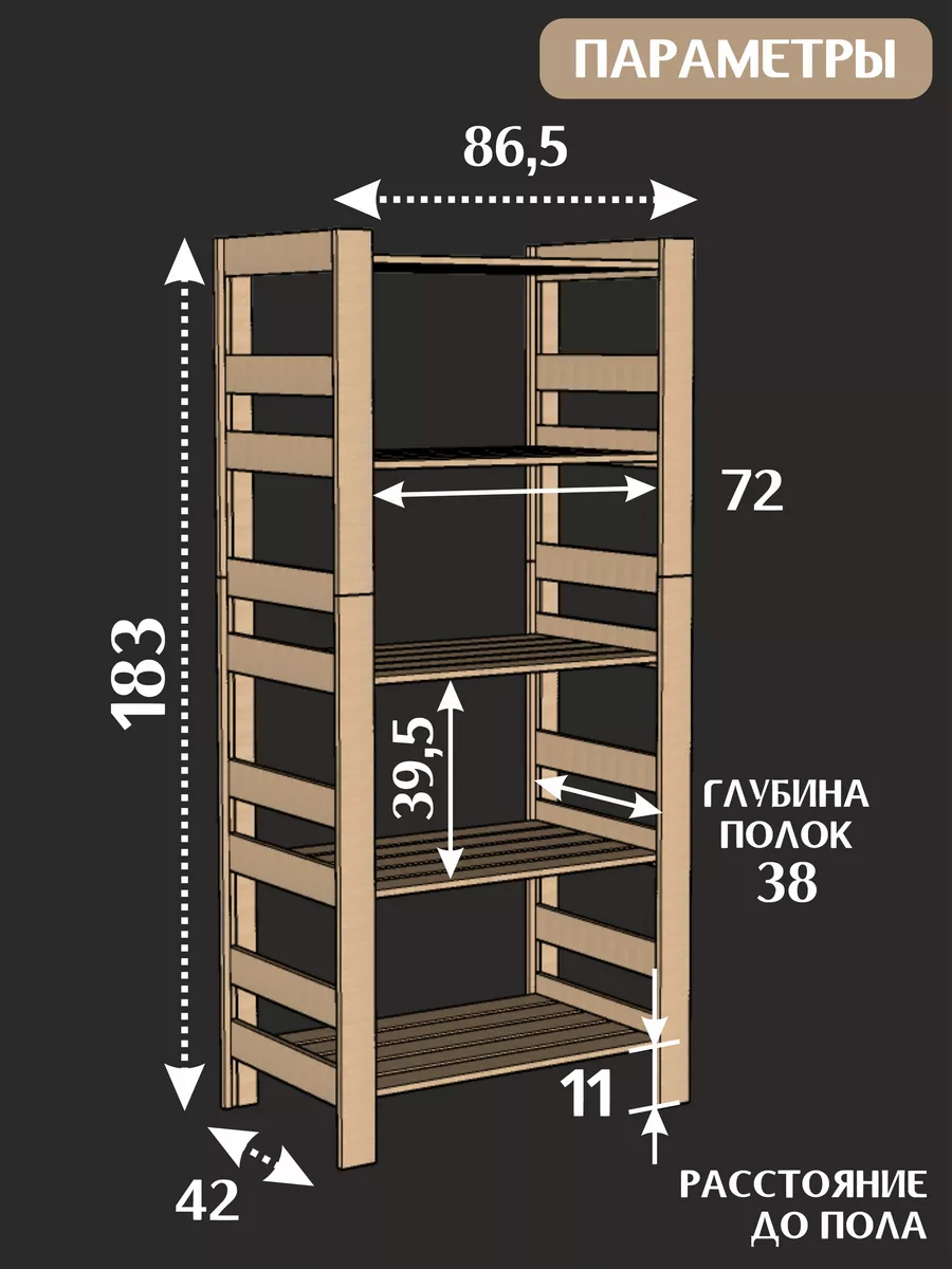 Полки и стеллажи