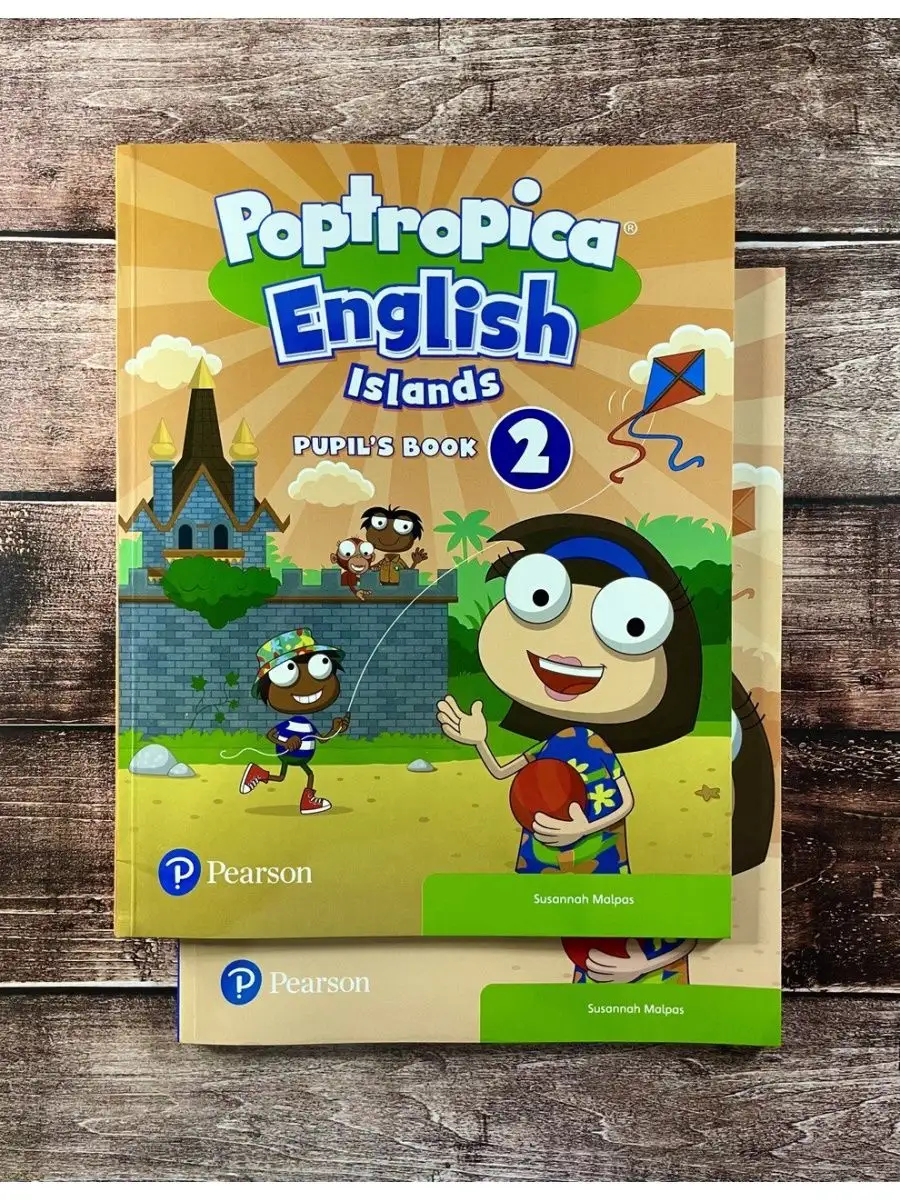 Poptropica English Islands 2. Учебник + Рабочая тетрадь +Код MP Books  146396172 купить за 920 ₽ в интернет-магазине Wildberries