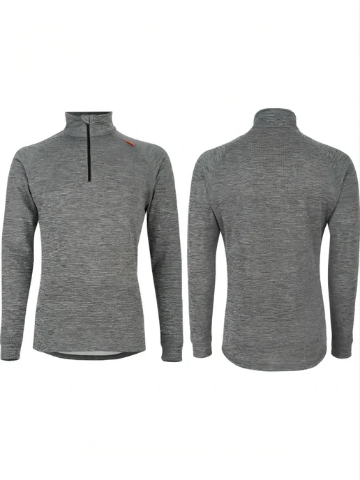 NoName Термолонгслив ALASKA SHIRT LIGHT GREY JR для детей, серый, фото 2