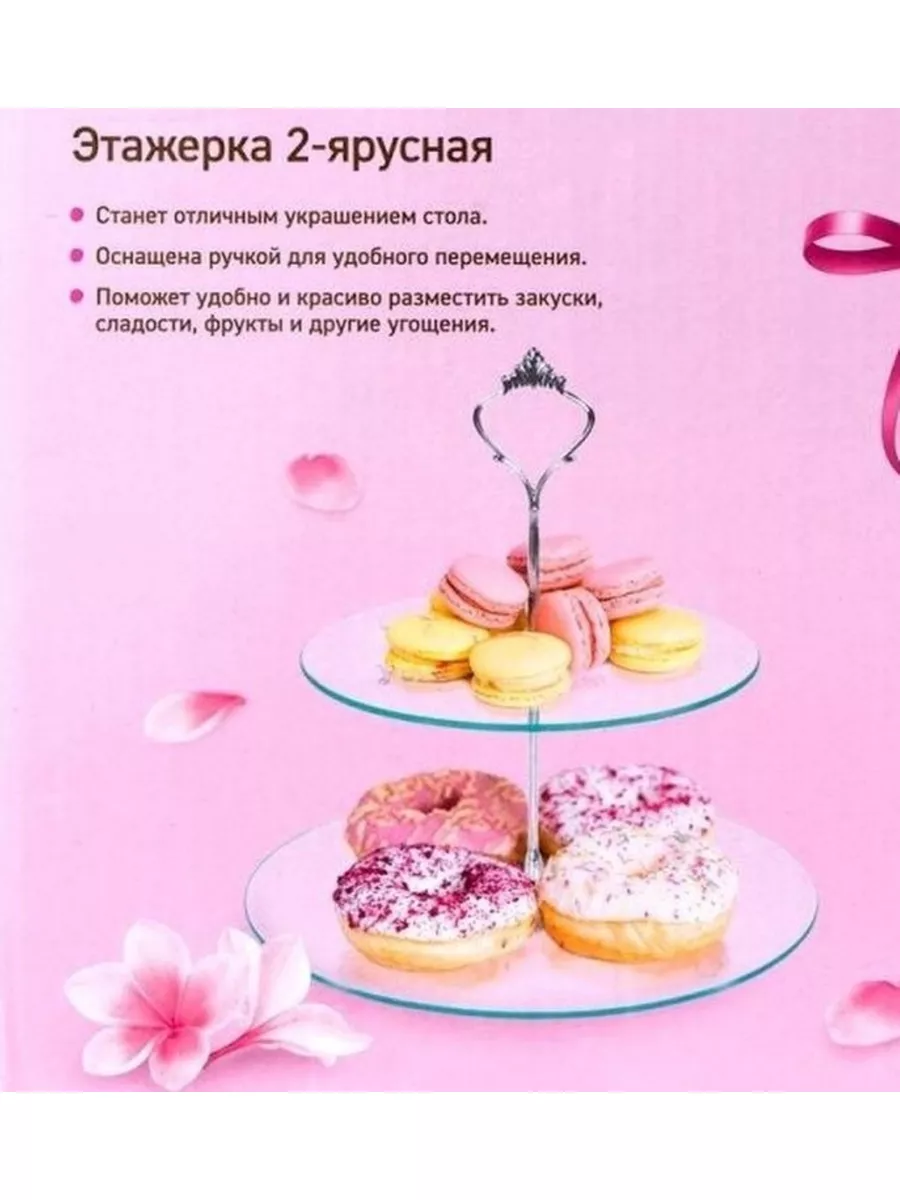 Этажерка для фруктов 2 ярусная O!Kitchen 146423411 купить в  интернет-магазине Wildberries