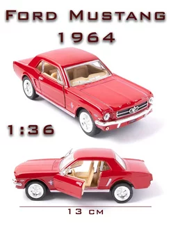 Машинка металлическая Kinsmart Ford Mustang 1964г. KT5351D KINSMART 146456159 купить за 368 ₽ в интернет-магазине Wildberries