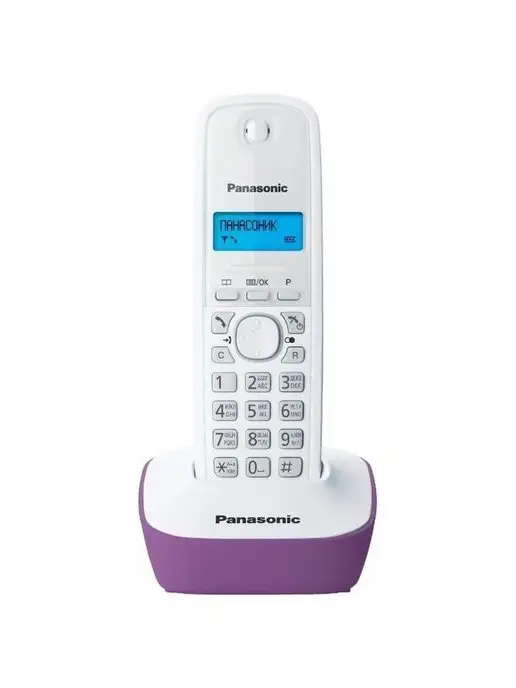 Panasonic Радиотелефон DECT KX-TG1611 RUF, сиреневый