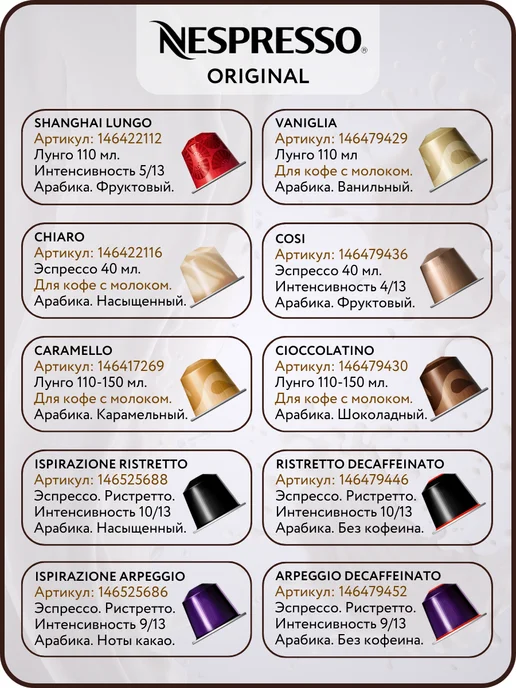 Nespresso Кофе капсулы для кофемашины Original VOLLUTO, вариант, фото 7