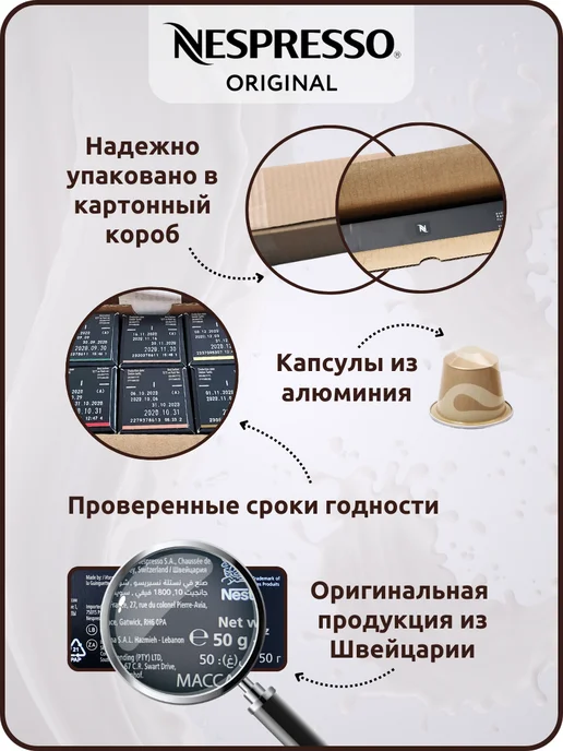 Nespresso Кофе капсулы для кофемашины Original NICARAGUA, вариант, фото 4