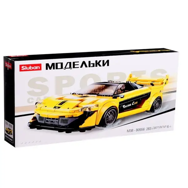 Конструктор Модельки "Спорткар", 283 детали