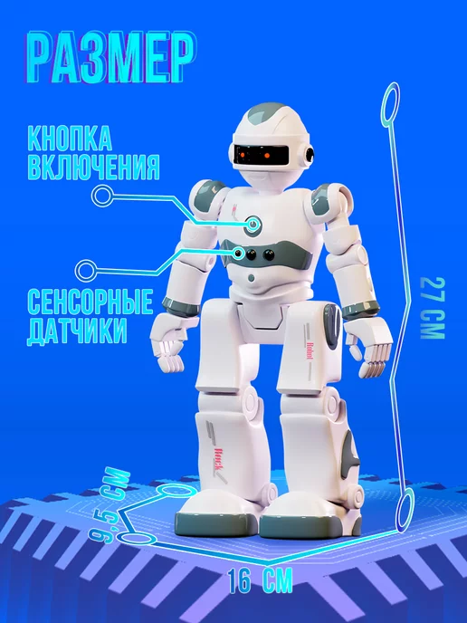 IQ BOT Робот радиоуправляемый Интерактивная игрушка для мальчиков, вариант, фото 2