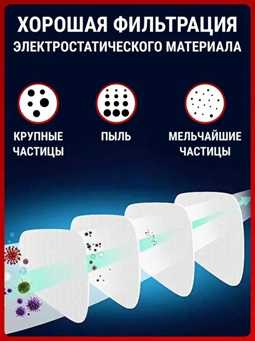 MARTEX Предфильтр 3м для респиратора защитной маски от пыли и дыма, 3 м, фото 3