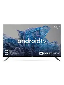 Телевизор 40F740NB, SmartTV, Android TV, Wi-Fi, 40", FullHD KIVI 146585190 купить за 20 009 ₽ в интернет-магазине Wildberries