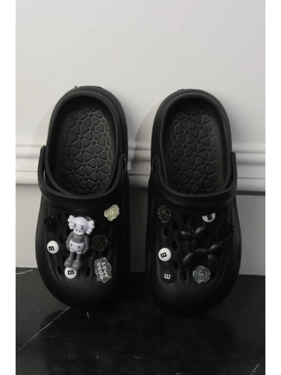 Резиновые тапочки женские кроксы сланцы домашние шлепанцы EA COMPANY  146588285 купить в интернет-магазине Wildberries