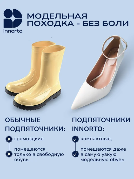 INNORTO Ортопедические стельки вальгус подпяточник, вариант, фото 4