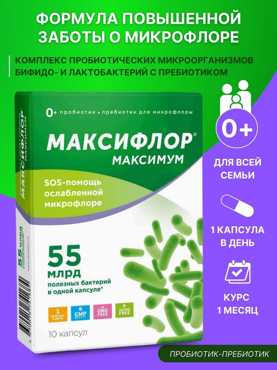 Максифлор максимум капсулы отзывы