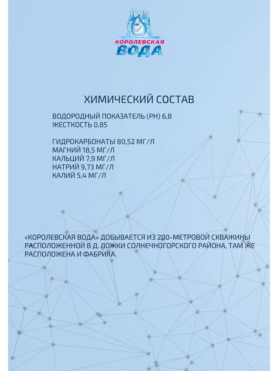 Вода питьевая негазированная, пэт 0,33 л х 24шт королевская 146700790  купить в интернет-магазине Wildberries