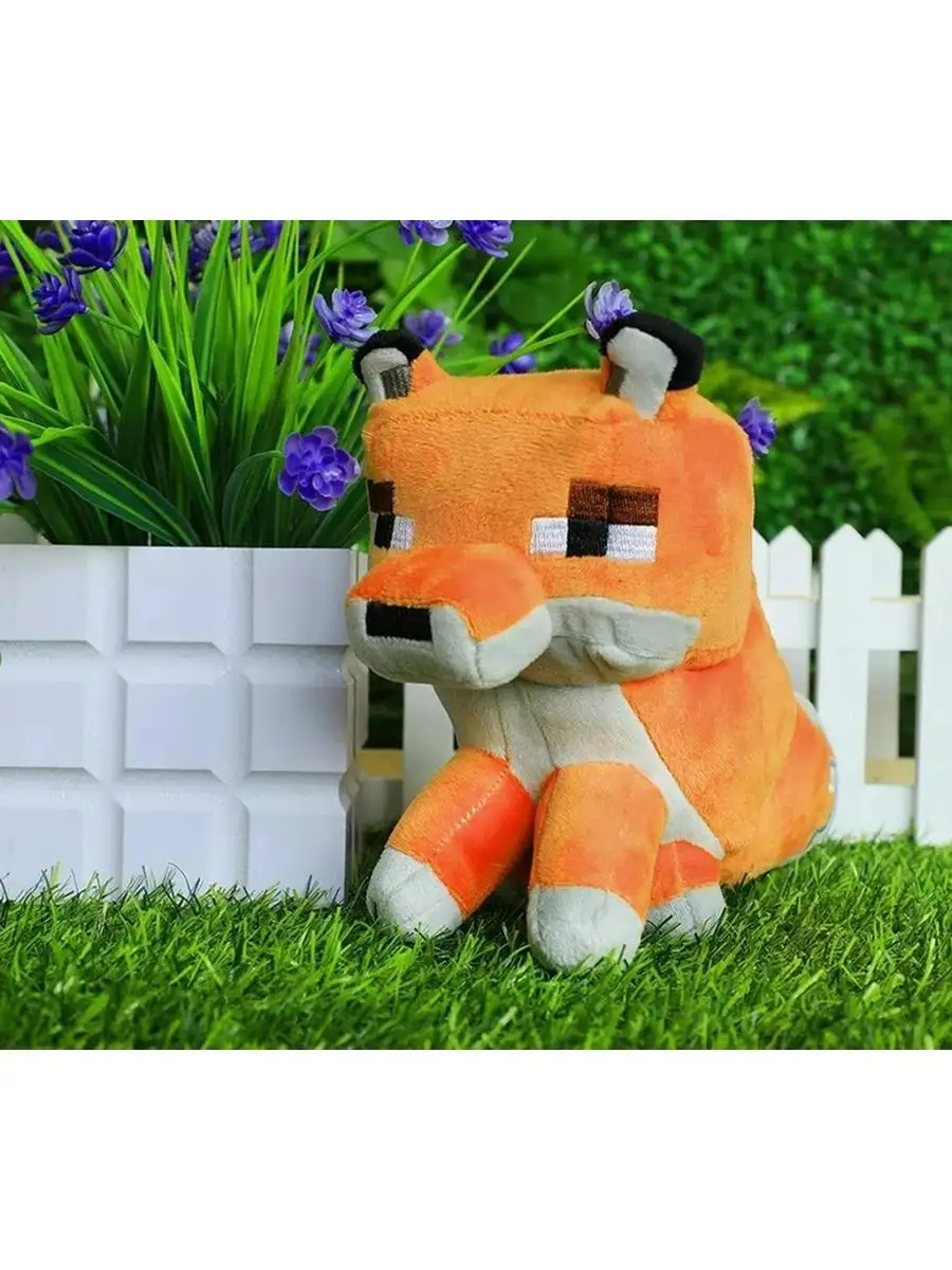 Мягкая игрушка Minecraft Fox Лиса 19 см Minecraft 146714120 купить за 482 ₽  в интернет-магазине Wildberries