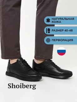 Кроссовки из натуральной кожи большие размеры Shoiberg 146721697 купить за 3 288 ₽ в интернет-магазине Wildberries