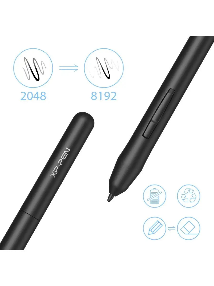 Стилус XPPen P01 для графического планшета XP-PEN 146728431 купить в  интернет-магазине Wildberries