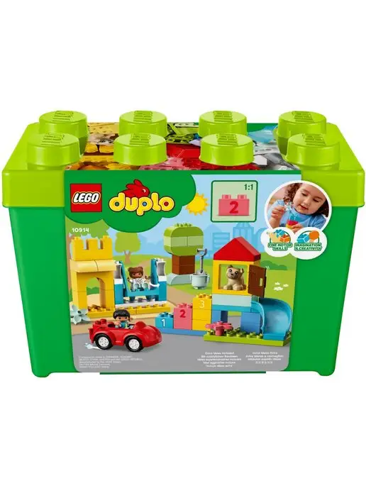 LEGO Конструктор DUPLO 10914 Большая коробка с кубиками