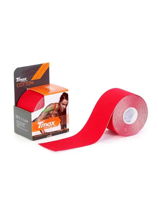 Tmax Кинезио тейп хлопок Extra Sticky 5см x 5м, 5 м, фото 4