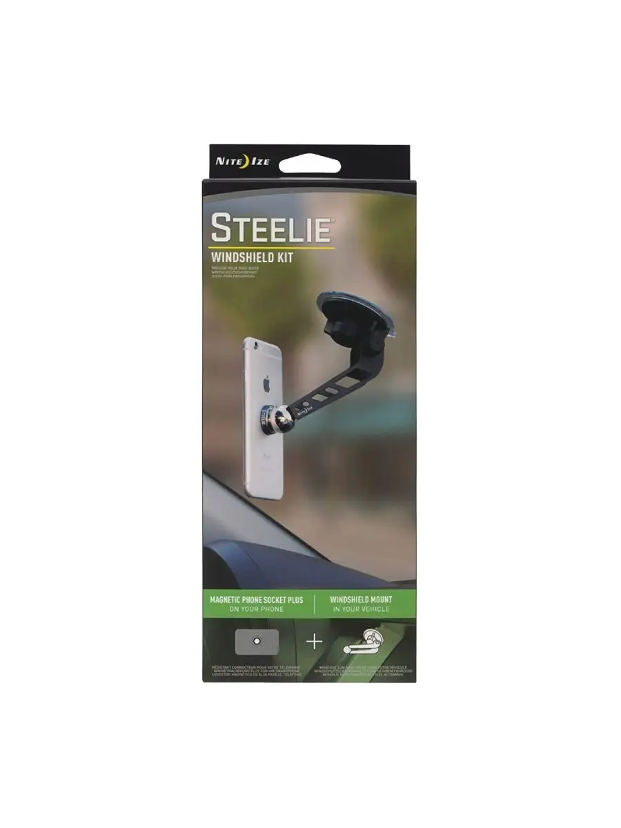 Магнитный держатель Steelie Windshield Kit комплект nite ize 146880959  купить в интернет-магазине Wildberries