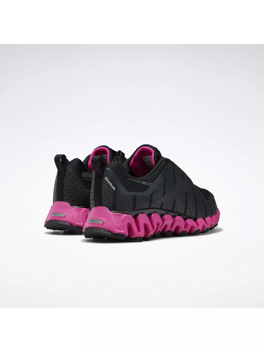 Pink and black outlet reebok