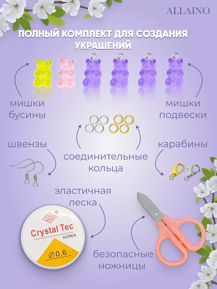 Милый подарок (набор для вышивания крестом, лентами, бисером, бусинами)