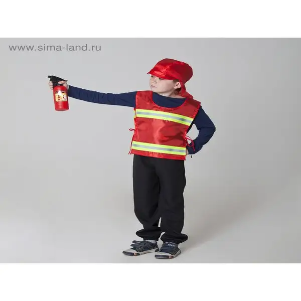 Костюм детский Пожарный со светоотражающими полосами