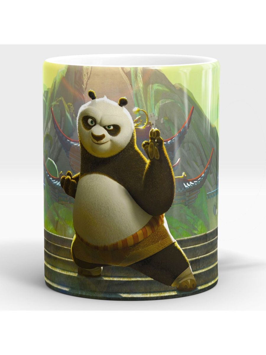 Кружка с принтом Кунг Фу Панда мультфильм Kung Fu Panda Подарки топчик  146924309 купить за 385 ₽ в интернет-магазине Wildberries