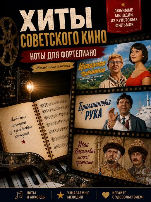Издательский Дом Катанского Ноты для фортепиано из советского кино СССР, вариант