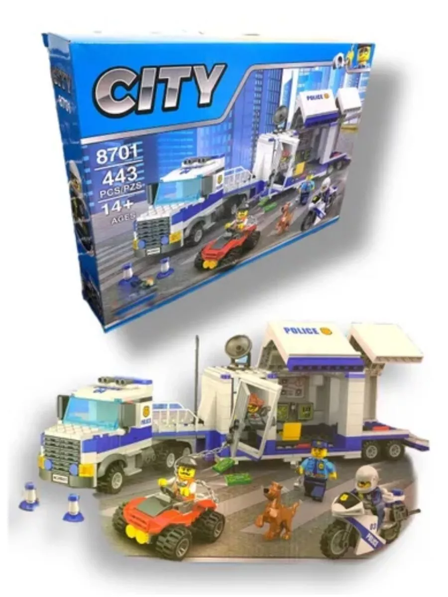 Конструктор набор Cities Погоня на грузовике аналог LEGO LEGO 146949329  купить за 1 328 ₽ в интернет-магазине Wildberries