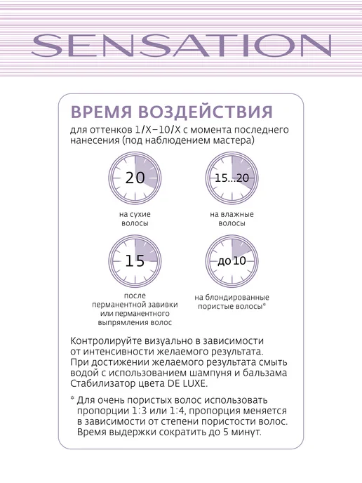 ESTEL Краска для волос 4 0 DE LUXE SILVER, 60 мл, 60 мл, фото 6