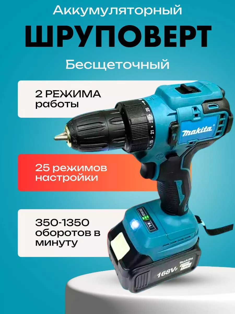 Набор электроинструментов Makita 4 в 1 Набор электроинструментов 147030992  купить за 8 737 ₽ в интернет-магазине Wildberries