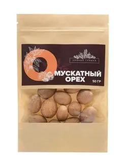 Мускатный Орех целый, 50 гр. ПРЯНАЯ ГРЯДКА 147111786 купить за 264 ₽ в интернет-магазине Wildberries