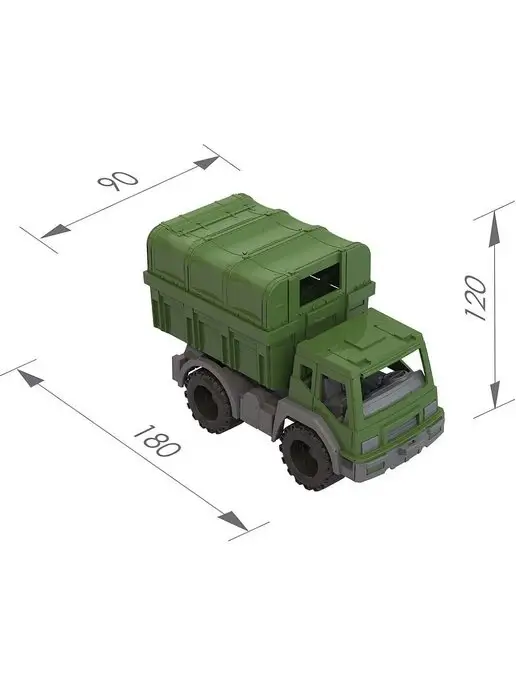 Нордпласт. Машинка военная техника 18см, вариант, фото 2