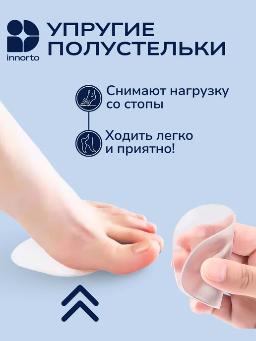 INNORTO Полустельки в туфли силиконовые, вариант, фото 2