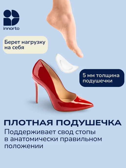 INNORTO Полустельки в туфли силиконовые, вариант, фото 3