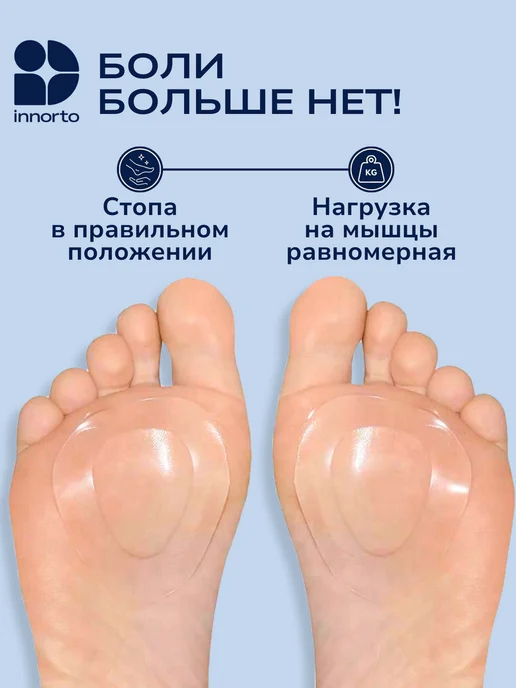 INNORTO Полустельки в туфли силиконовые, вариант, фото 5