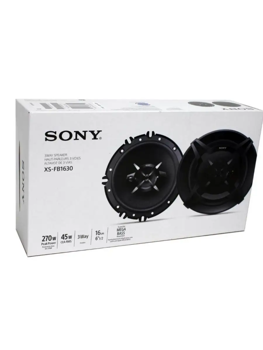 Коаксиальные колонки автомобильные 16 см Sony 147150405 купить за 1 999 ₽ в  интернет-магазине Wildberries