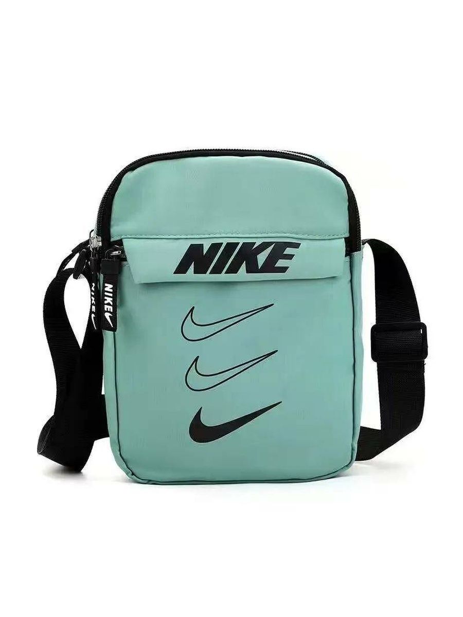 Сумка Nike через плечо зеленая