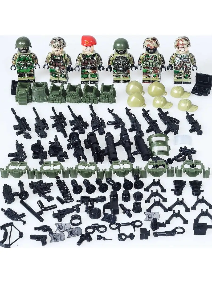 Военные лего фигурки 6шт. S+S TOYS 147169372 купить за 789 ₽ в  интернет-магазине Wildberries