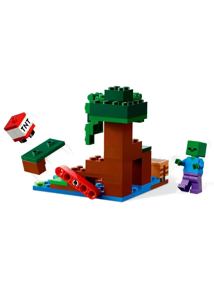 Конструктор LEGO Minecraft Болотное Приключение 21240 LEGO 147206679 купить  за 1 419 ₽ в интернет-магазине Wildberries