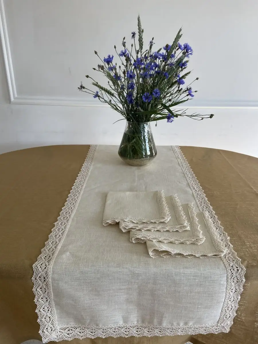 Ткани и льняные изделия домашнего текстиля