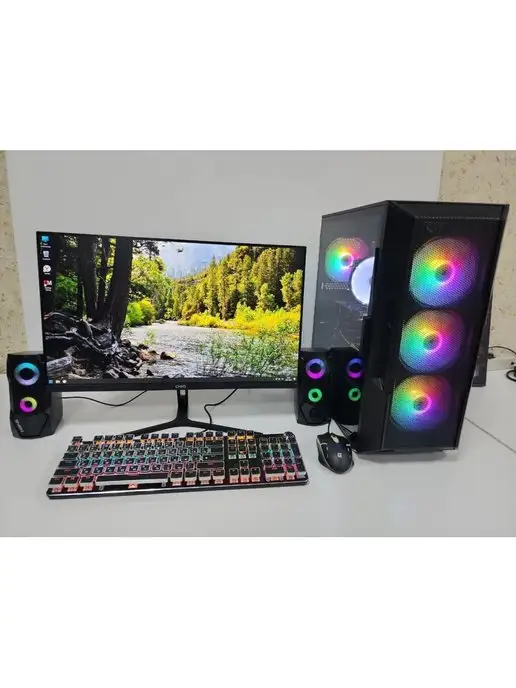 Компьютерс Игровой Intel X 16GB RX580-8GB SSD-512 Монитор-24", 16 ГБ, 5808 ГБ, фото 5
