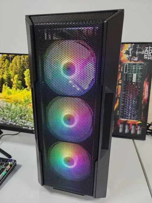 Компьютерс Игровой Intel X 16GB RX580-8GB SSD-512 Монитор-24", 16 ГБ, 5808 ГБ, фото 8