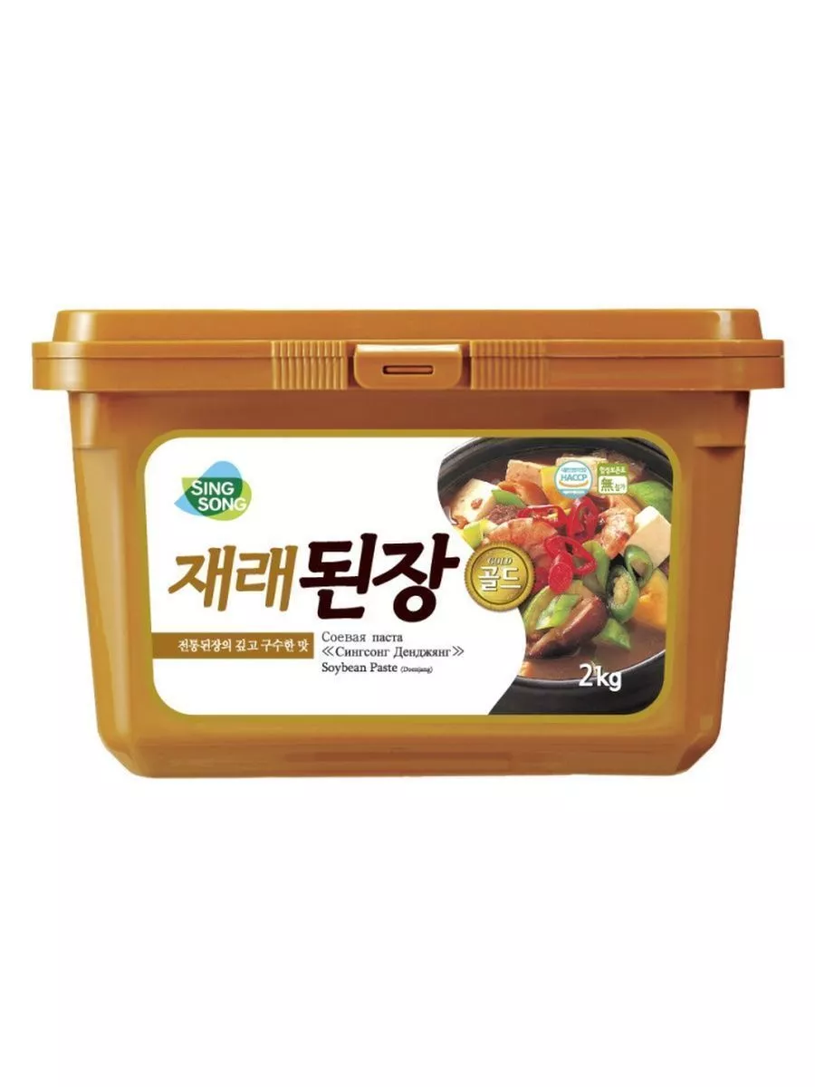 Соевая паста Sing Song Soybean Paste Сингсонг Денджянг, 2 кг Sing Song  147274962 купить за 1 343 ₽ в интернет-магазине Wildberries