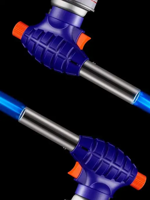 Магазин полезных товаров Горелка газовая Piezo Ignition 802, синий, фото 3