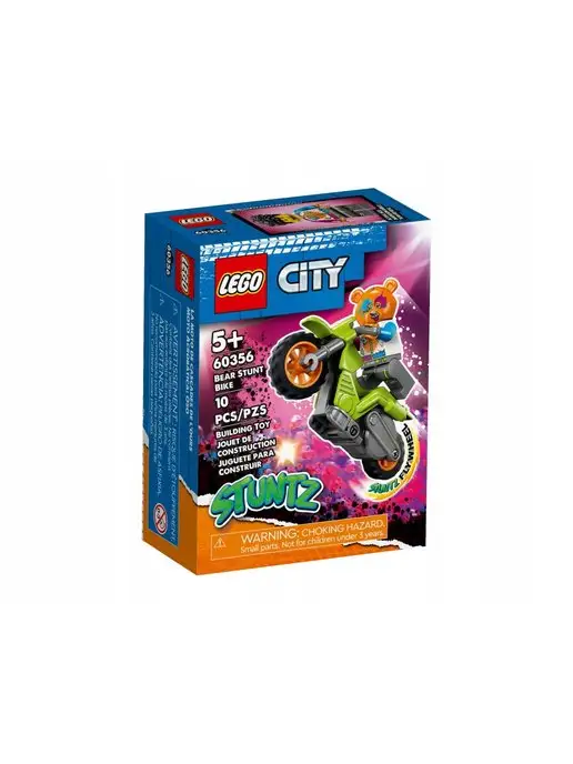 LEGO City 60356 Медведь на трюковом байке