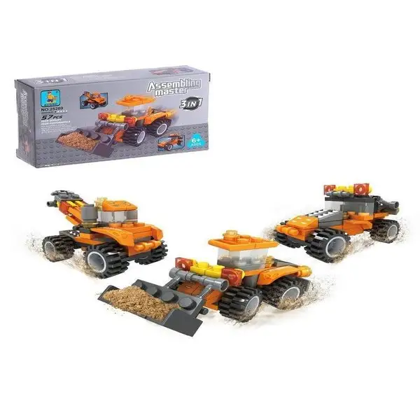 Rонструктор Стройтехника блочный 3 варианта сборки