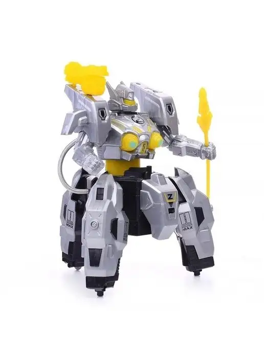 S+S Toys Радиоуправляемый Робот с пультом управления с паром и светом, желтый, фото 6