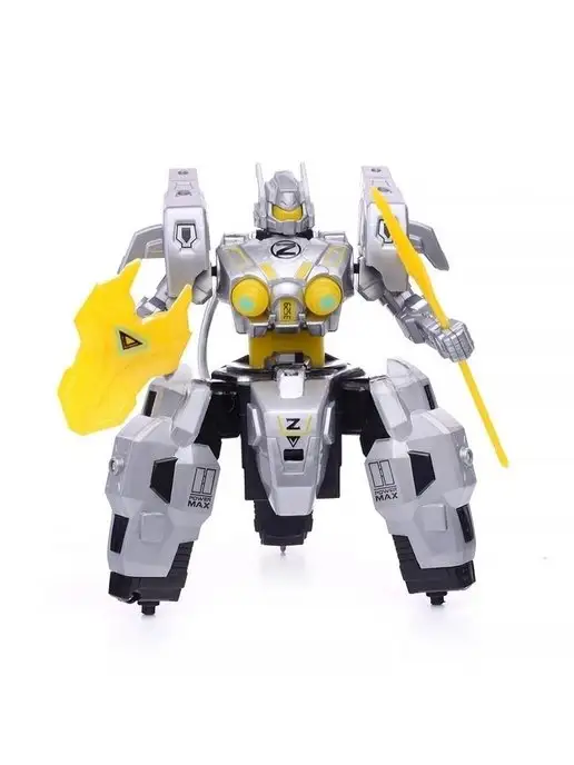 S+S Toys Радиоуправляемый Робот с пультом управления с паром и светом, желтый, фото 7