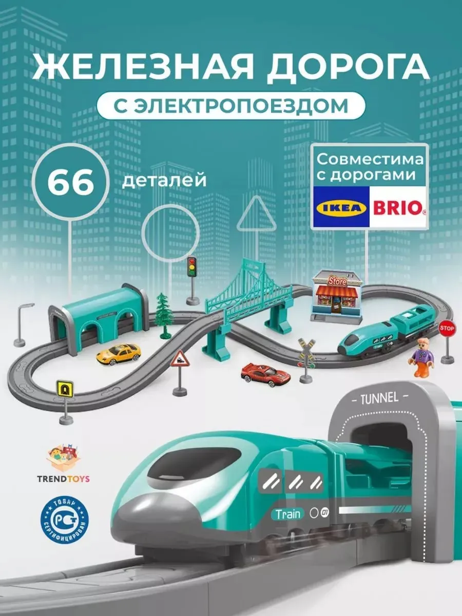 Игровая железная дорога с...