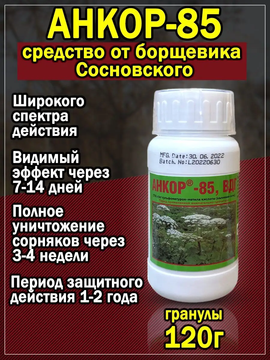 Анкор-85 ВДГ средство от сорняков и борщевика DEZEA 147366874 купить за 2  107 ₽ в интернет-магазине Wildberries